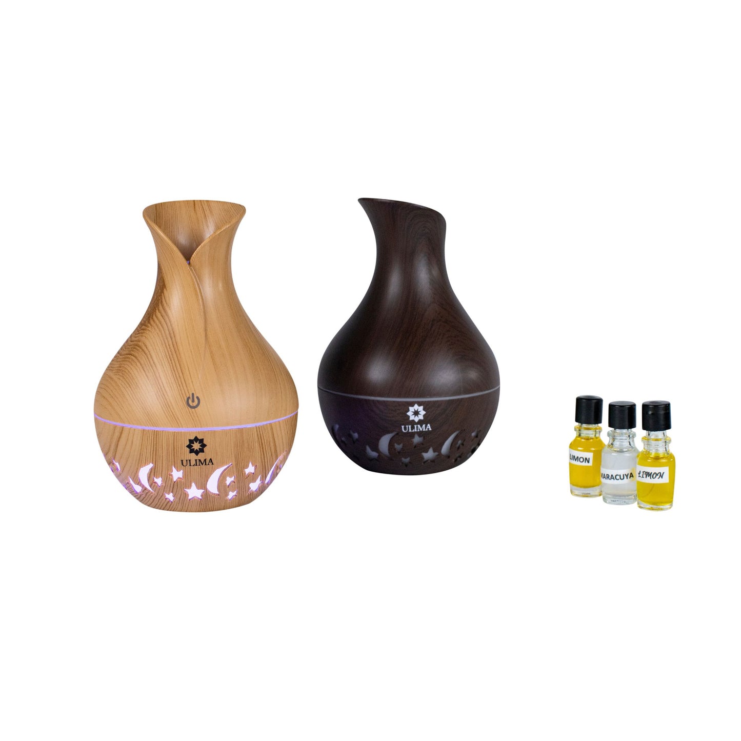 HUMIDIFICADOR CON LUZ LED DIFUSOR DE AROMA