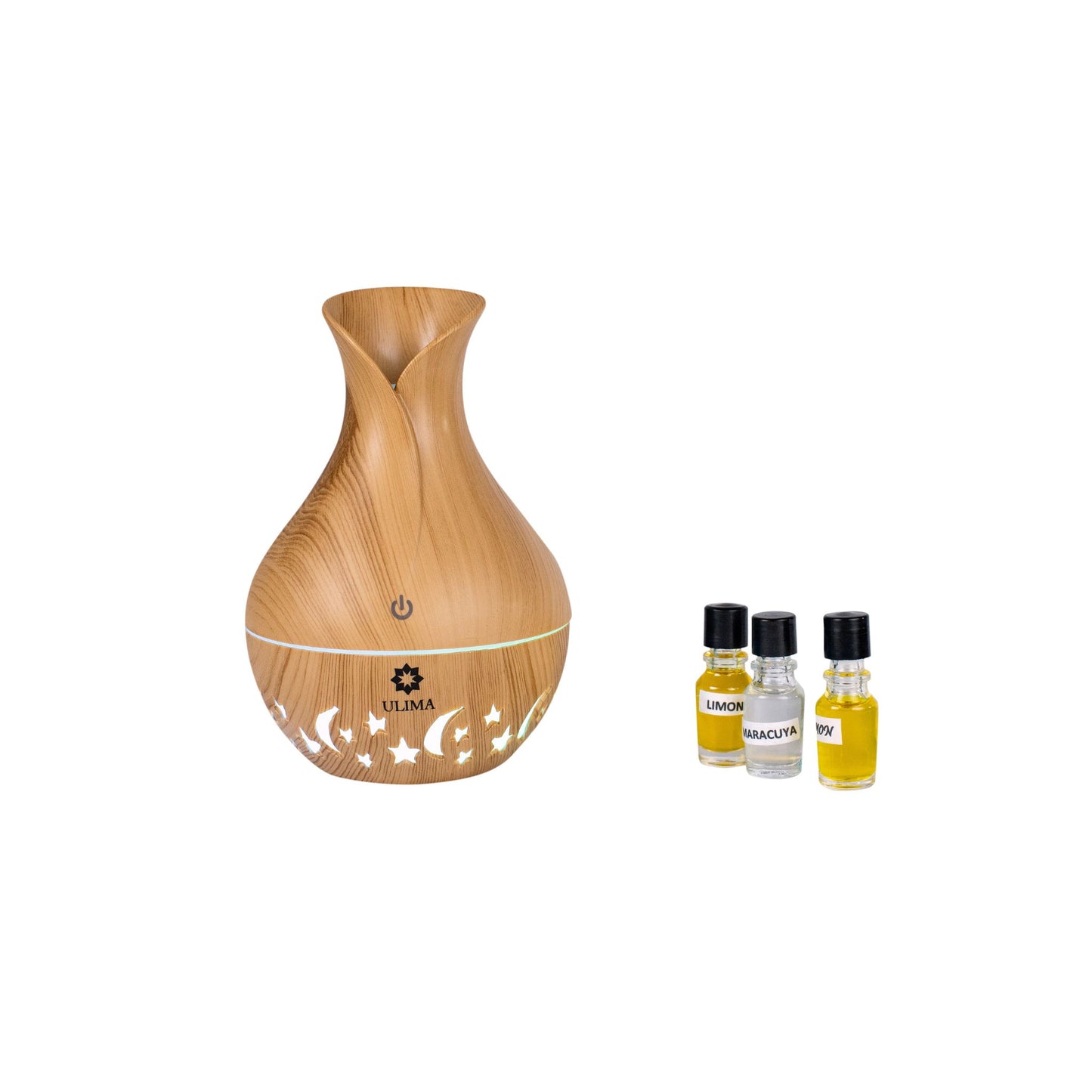 HUMIDIFICADOR CON LUZ LED DIFUSOR DE AROMA