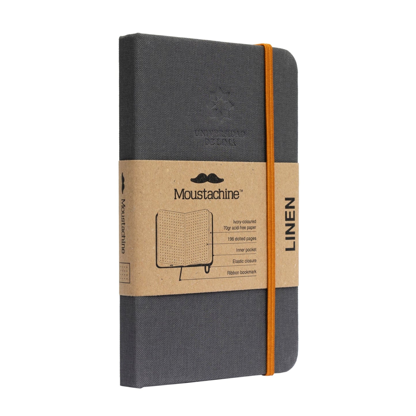MOUSTACHINE CLASSIC LINEN POCKET NOTEBOOK