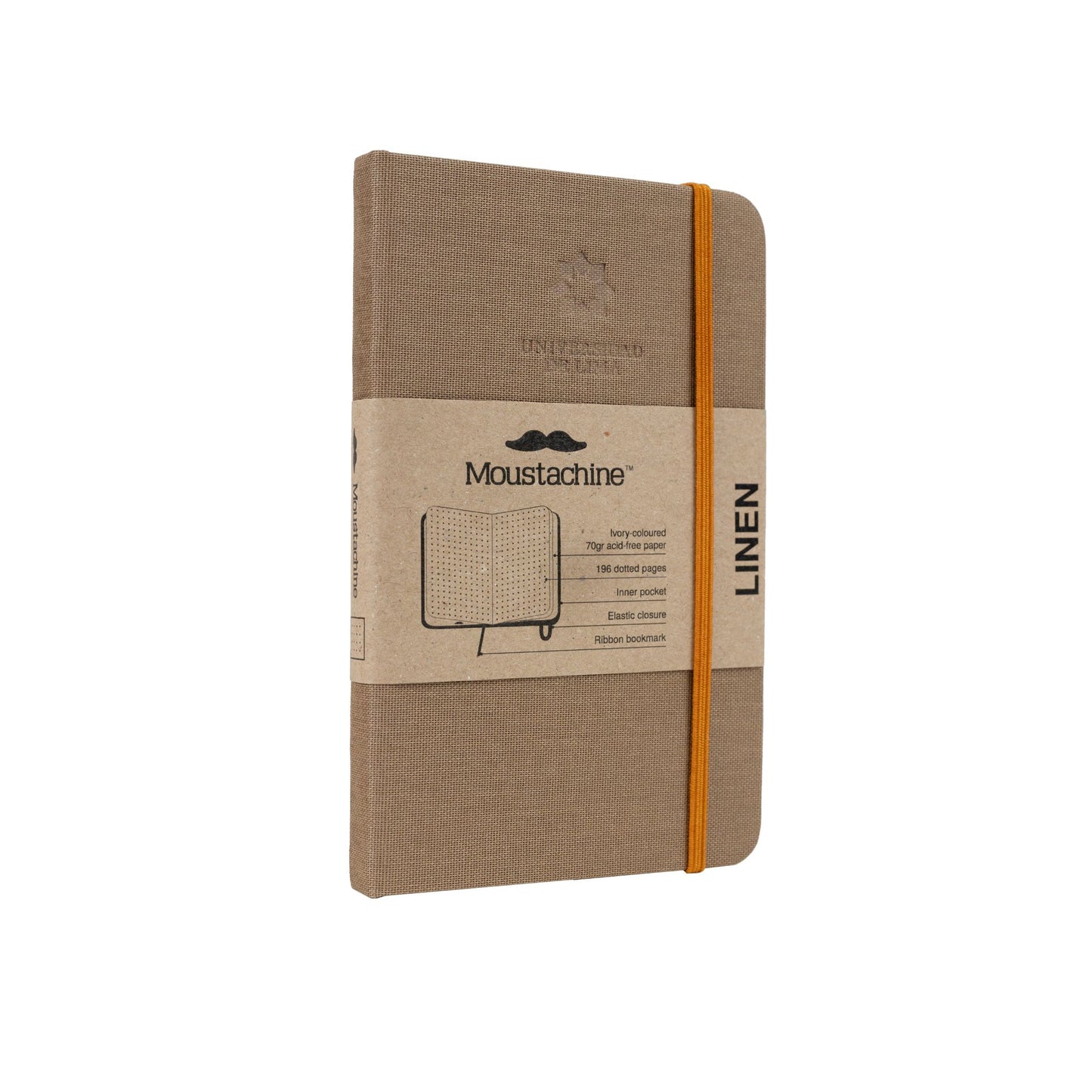 MOUSTACHINE CLASSIC LINEN POCKET NOTEBOOK