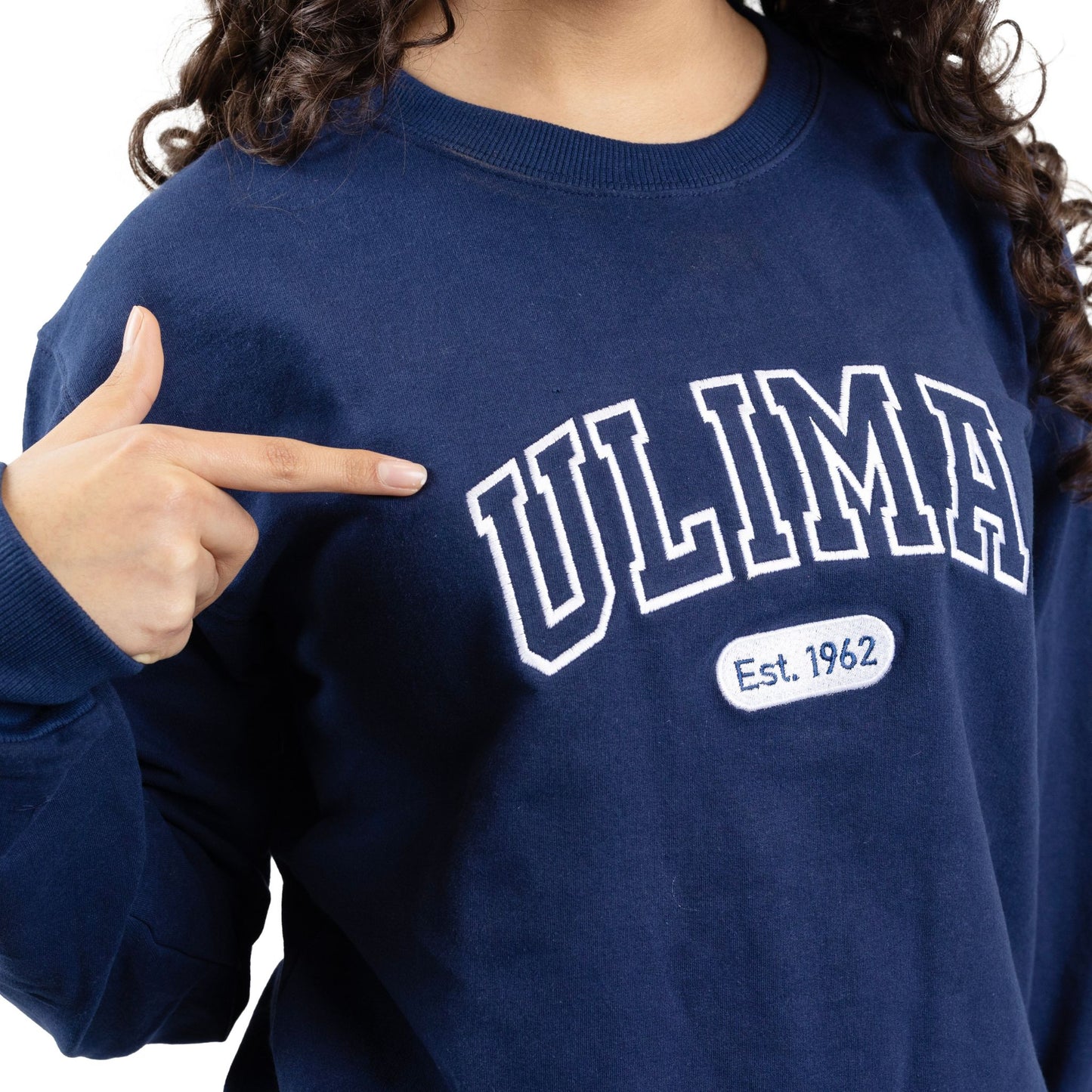 SUDADERA FRENCH TERRY CUELLO REDONDO UNISEX