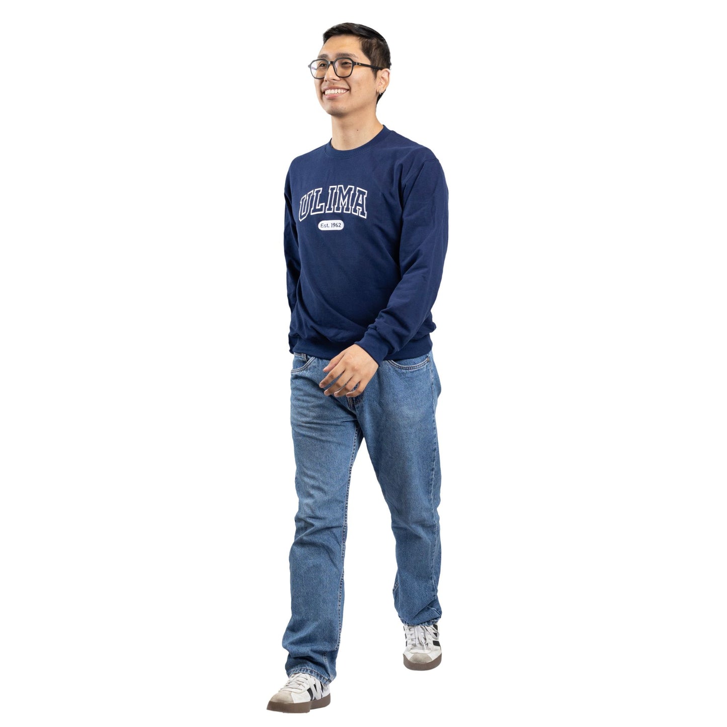 SUDADERA FRENCH TERRY CUELLO REDONDO UNISEX