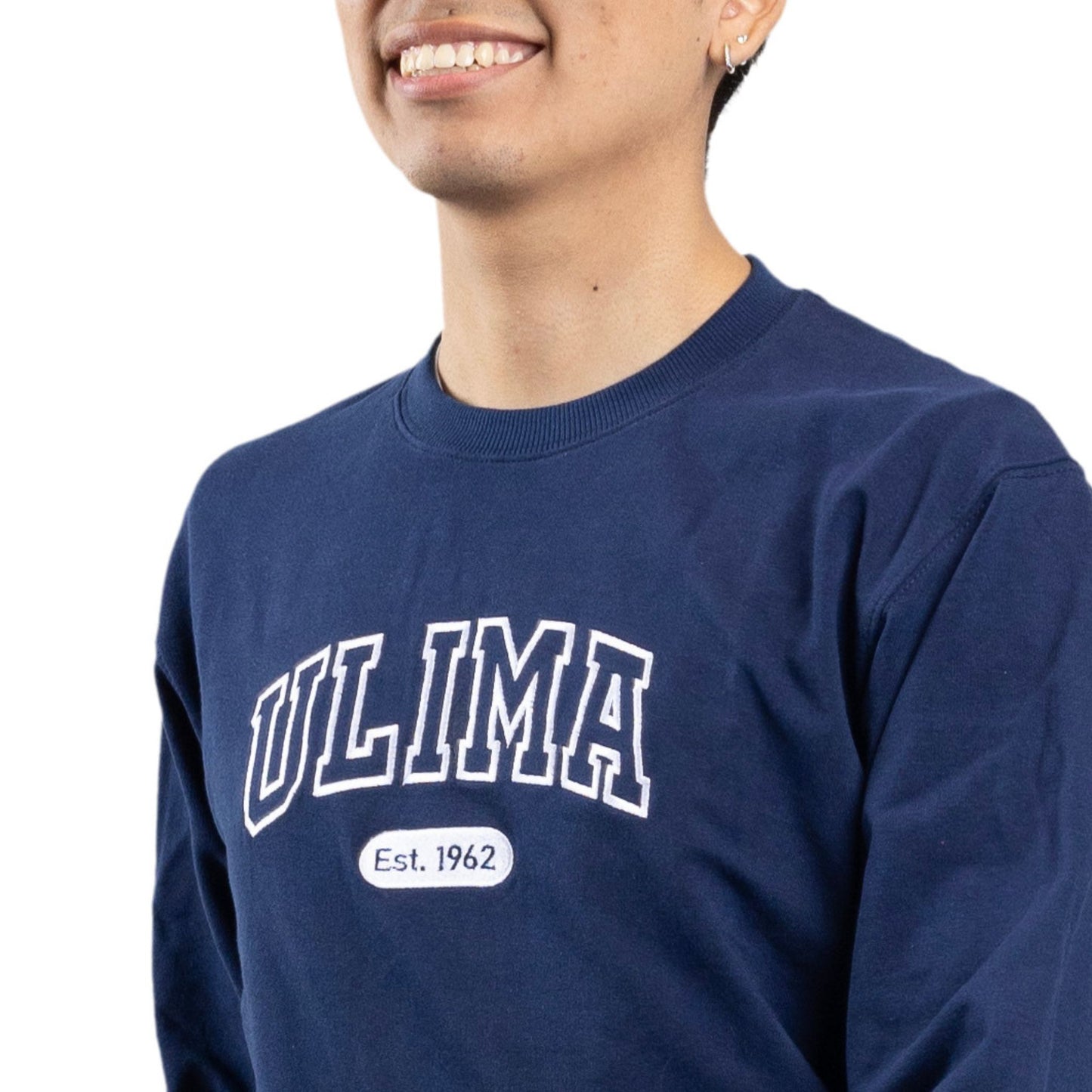 SUDADERA FRENCH TERRY CUELLO REDONDO UNISEX