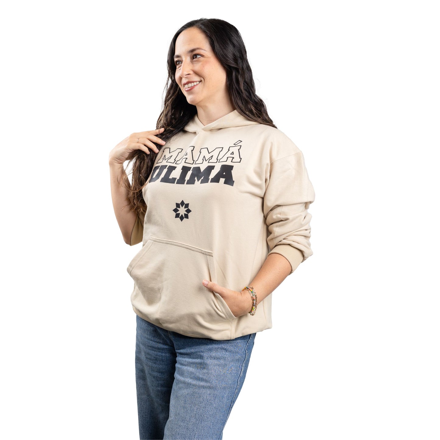 SUDADERA CON CAPUCHA MAMÁ ULIMA