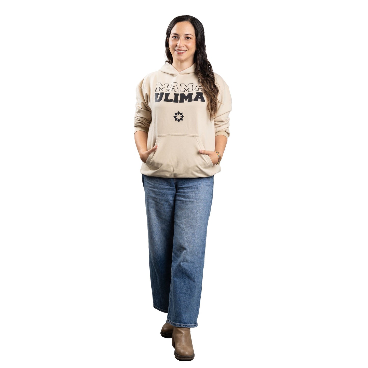 SUDADERA CON CAPUCHA MAMÁ ULIMA