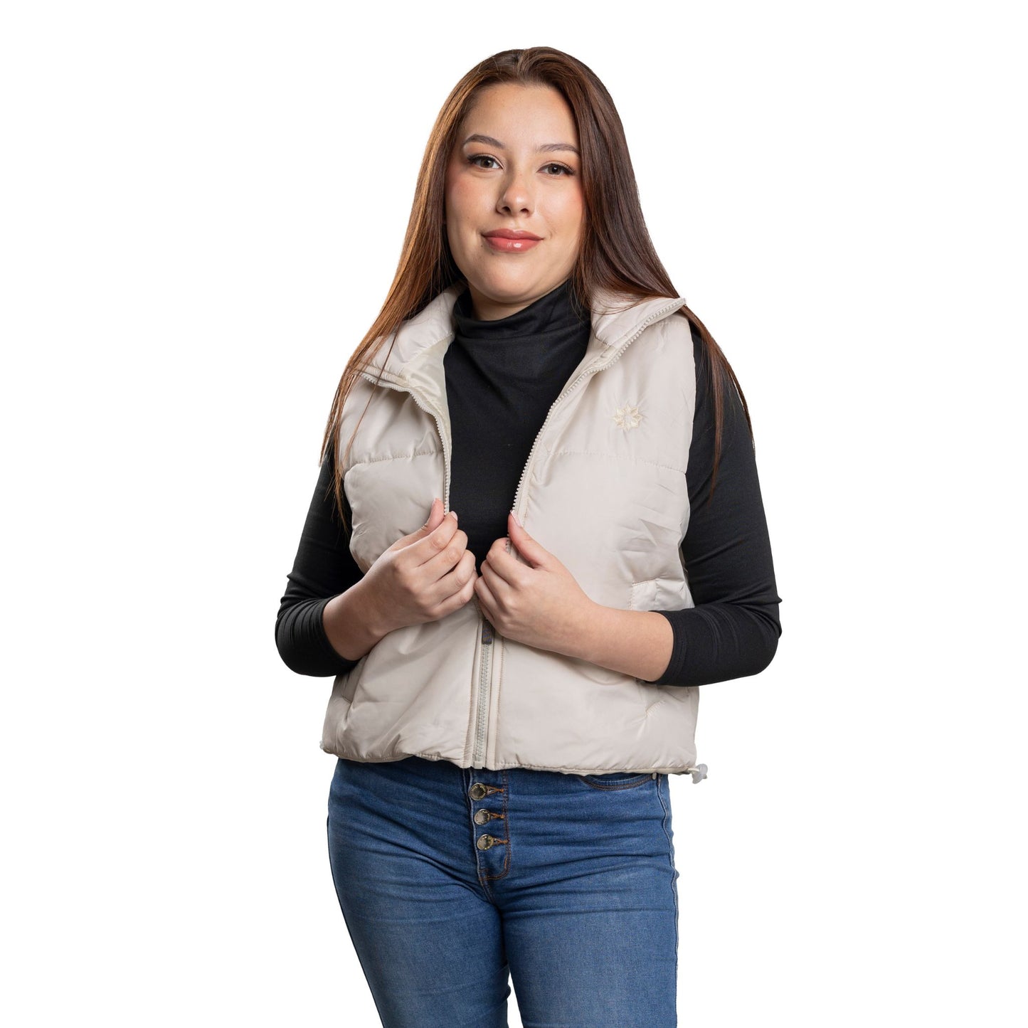 CHALECO CASUAL PUFFER CORTO