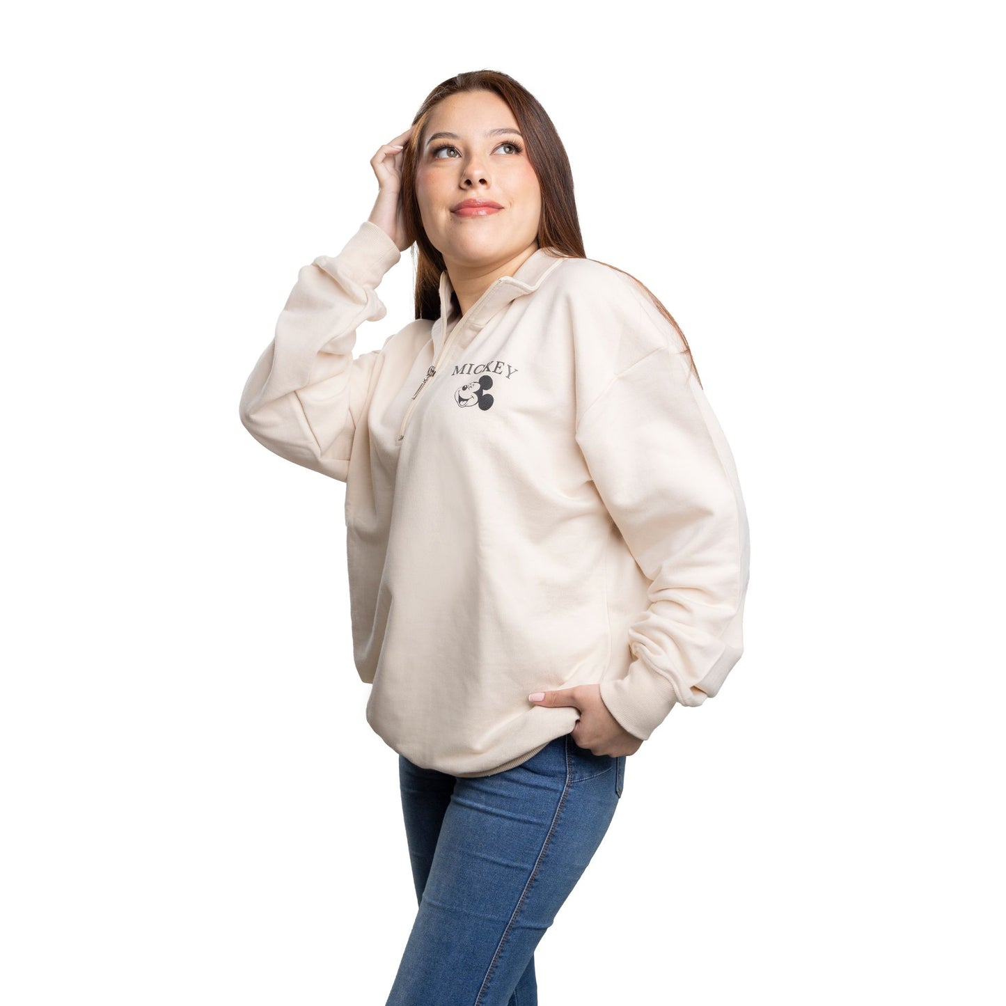 POLERA CON MEDIO CIERRE MICKEY & FRIENDS - ULIMA