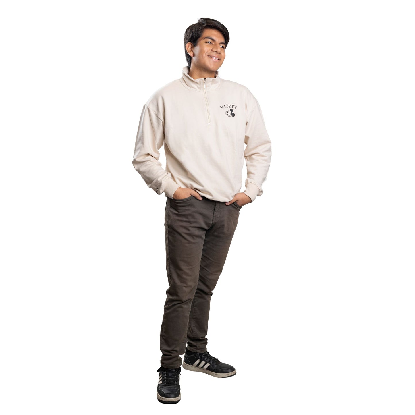 POLERA CON MEDIO CIERRE MICKEY & FRIENDS - ULIMA