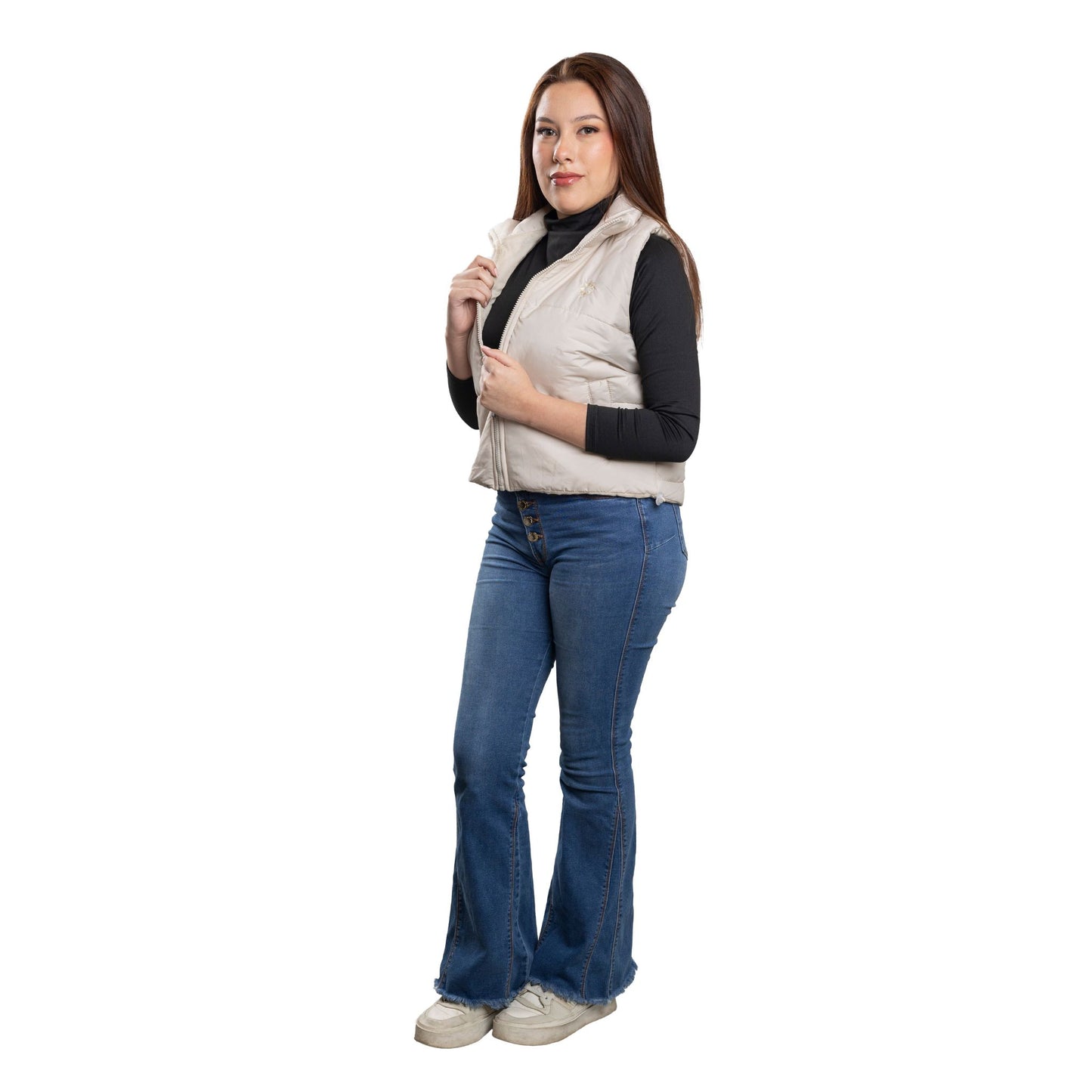 CHALECO CASUAL PUFFER CORTO