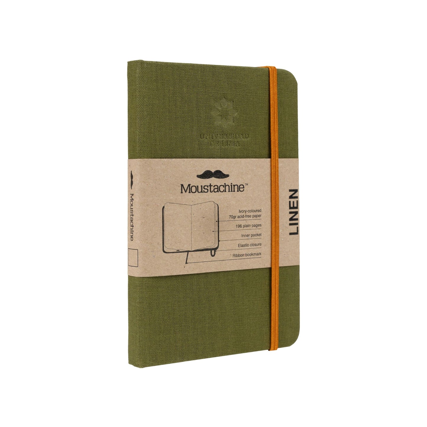 MOUSTACHINE CLASSIC LINEN POCKET NOTEBOOK