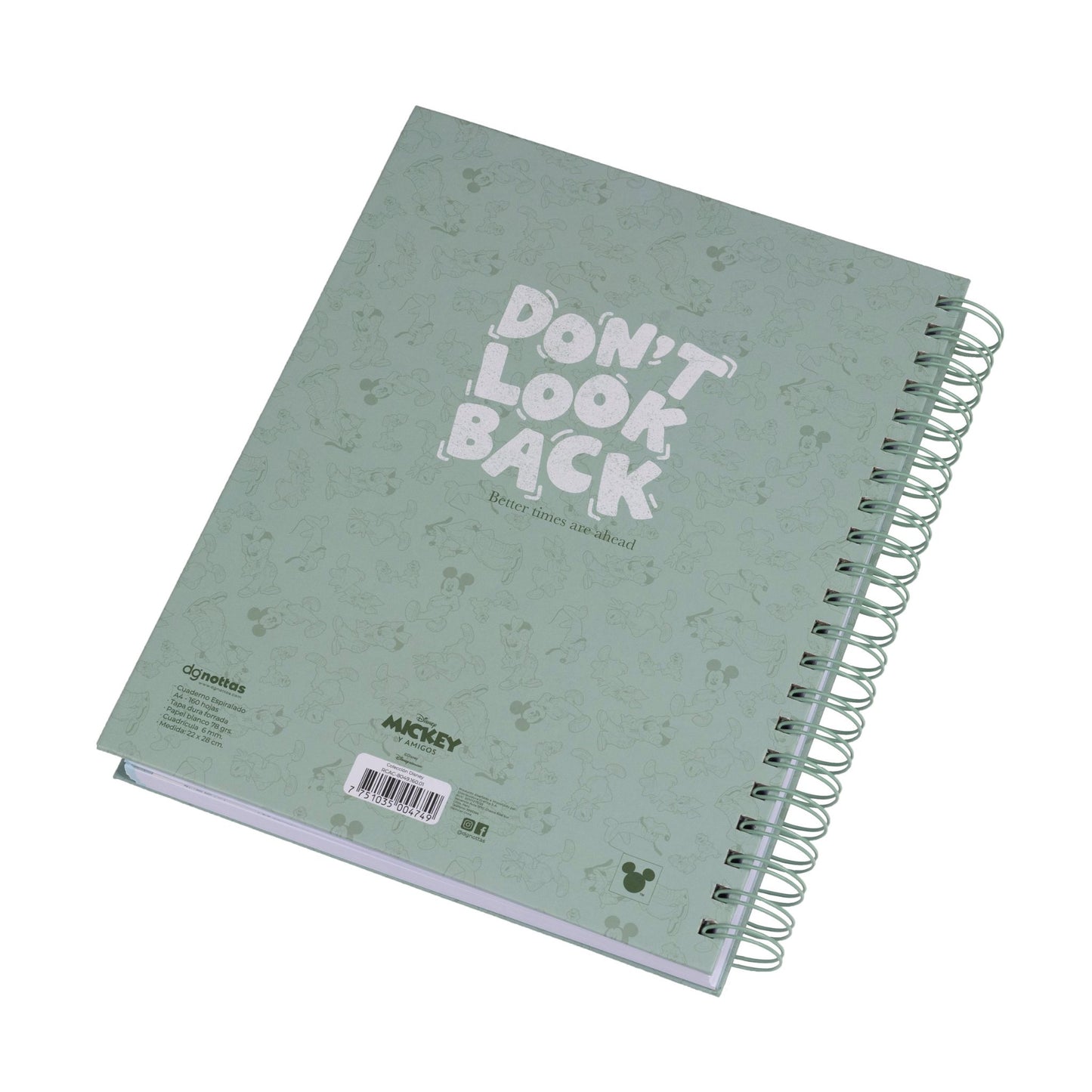 CUADERNO A4 DISNEY CUADRICULADO