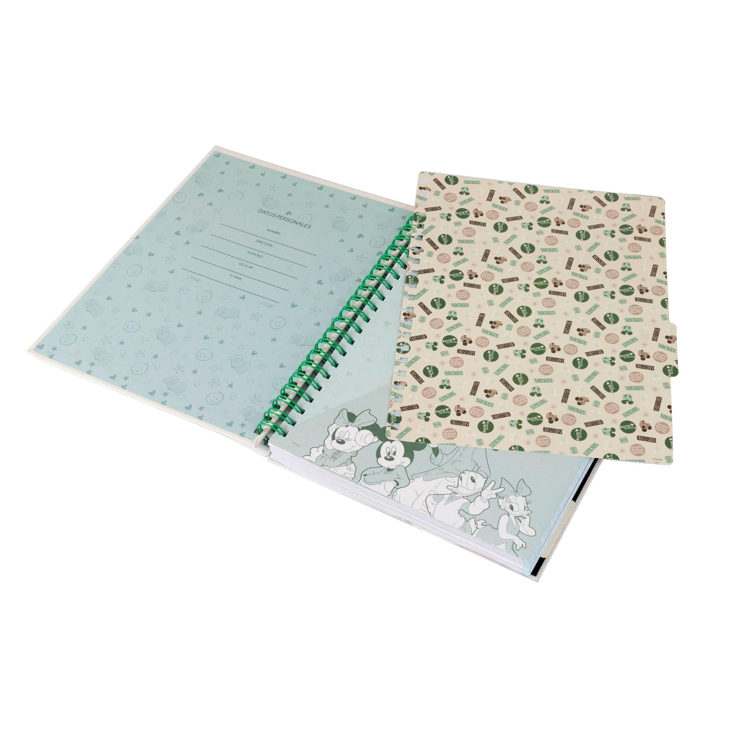 CUADERNO A4 DISNEY CUADRICULADO