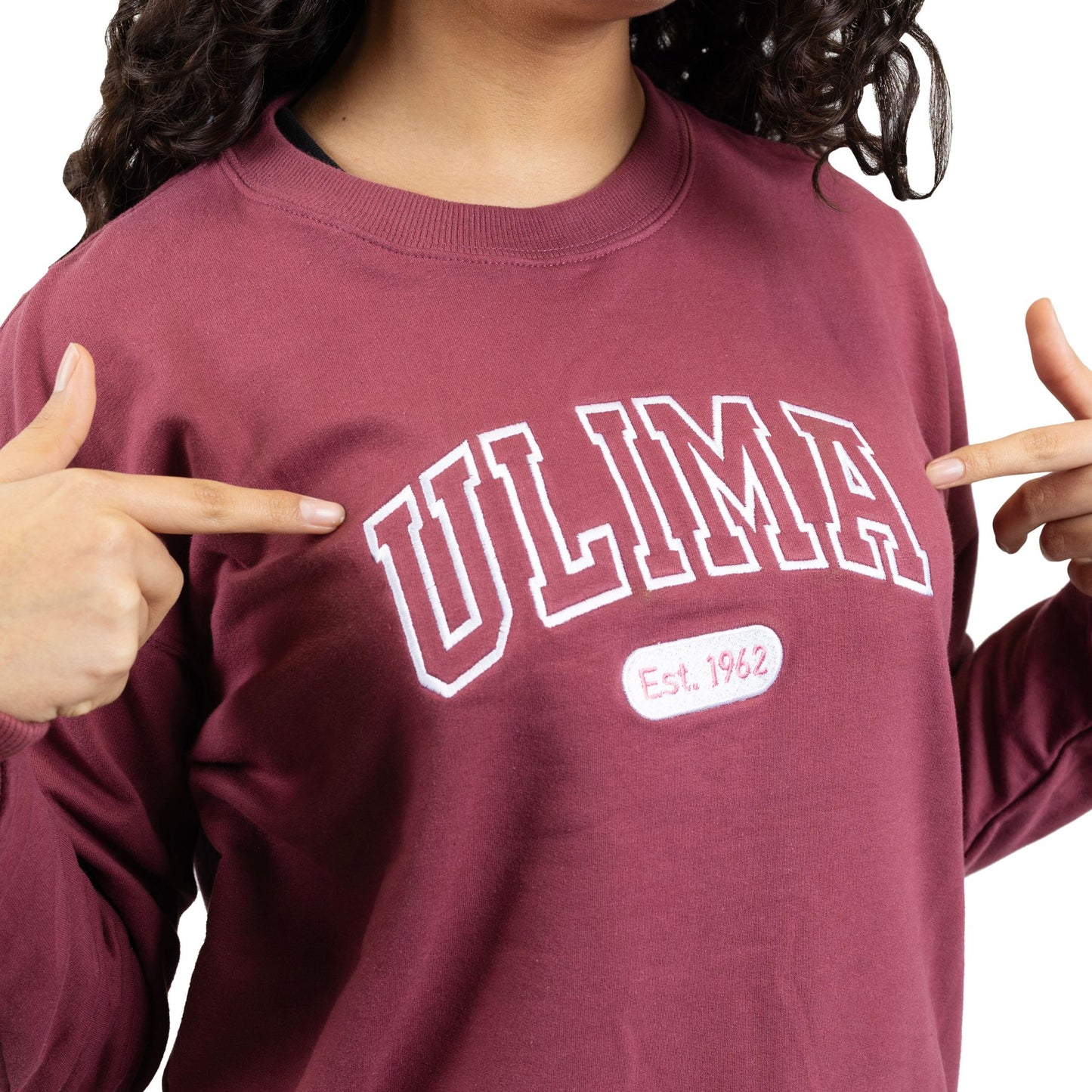 SUDADERA FRENCH TERRY CUELLO REDONDO UNISEX