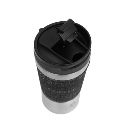 THERMO 360ML BLACK BARISTA STEEL MUG