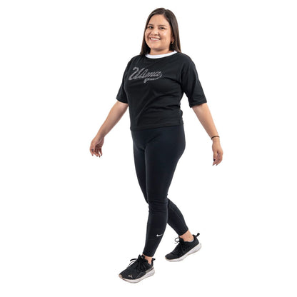 POLO CROP MANGA CORTA