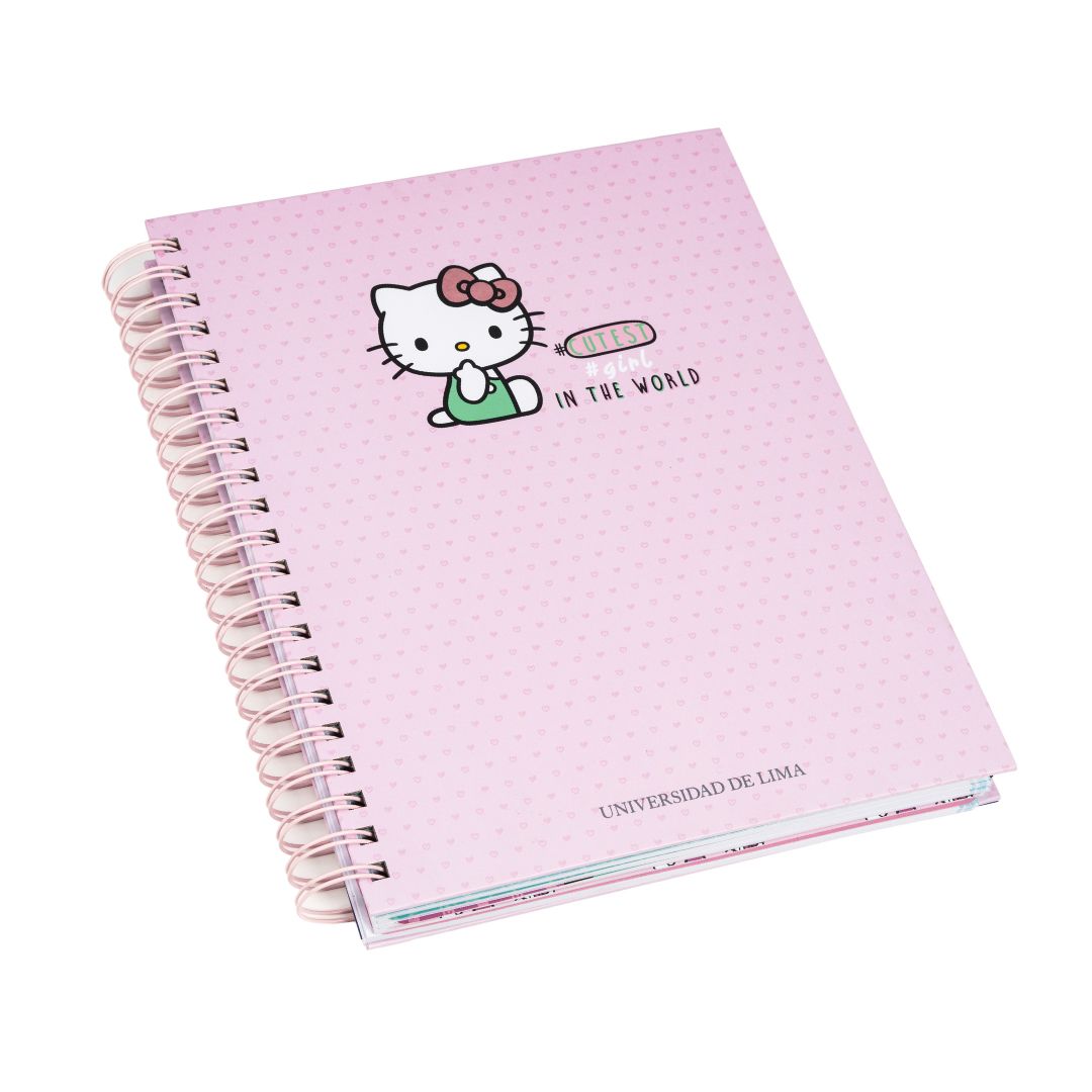 CUADERNO A4 TAPA DURA HELLO KITTY