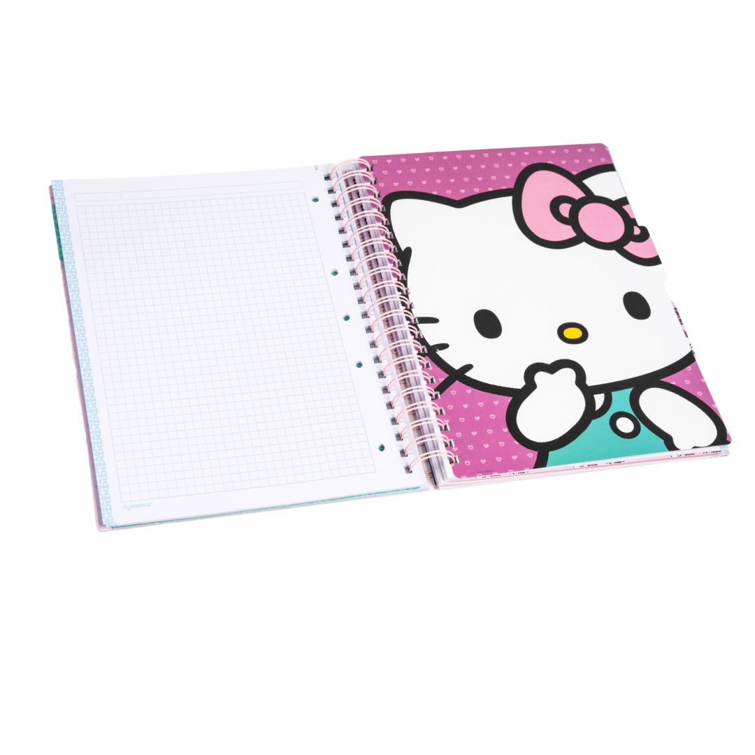 CUADERNO A4 TAPA DURA HELLO KITTY