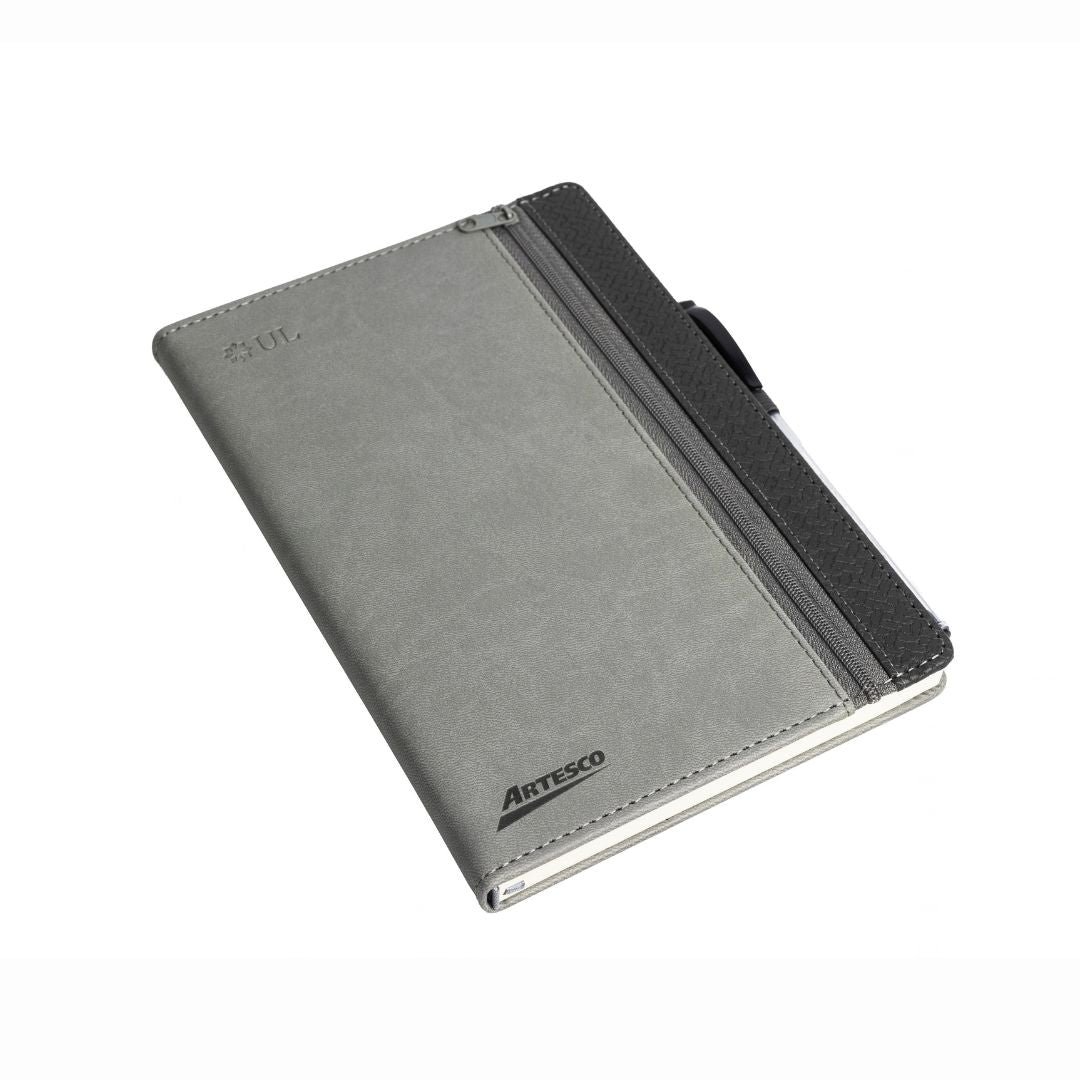 LIBRETA ARTESCO ZIPPER + BOLÍGRAFO