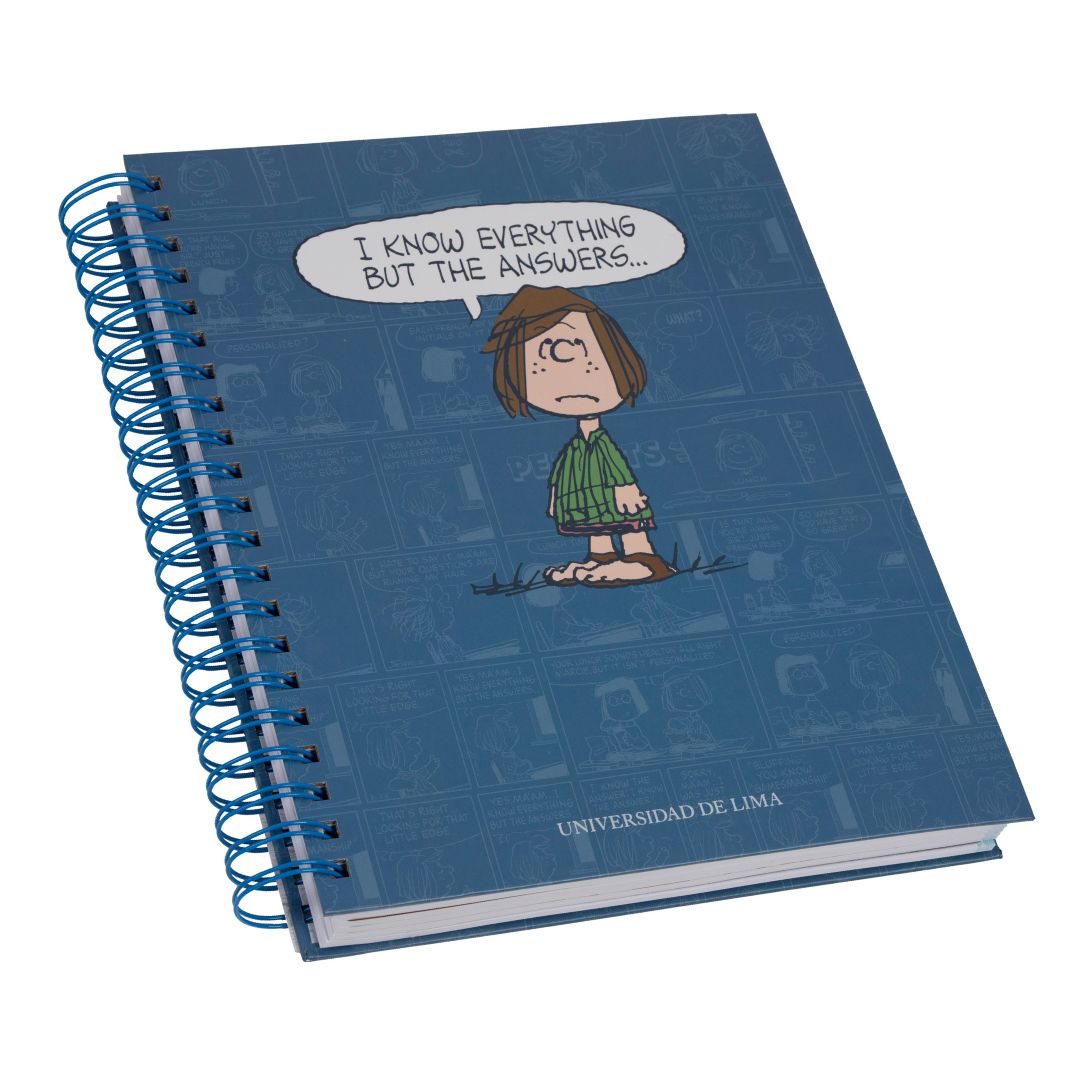 CUADERNO A4 TAPA DURA SNOOPY