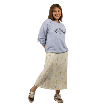 SUDADERA FRENCH TERRY CUELLO REDONDO UNISEX