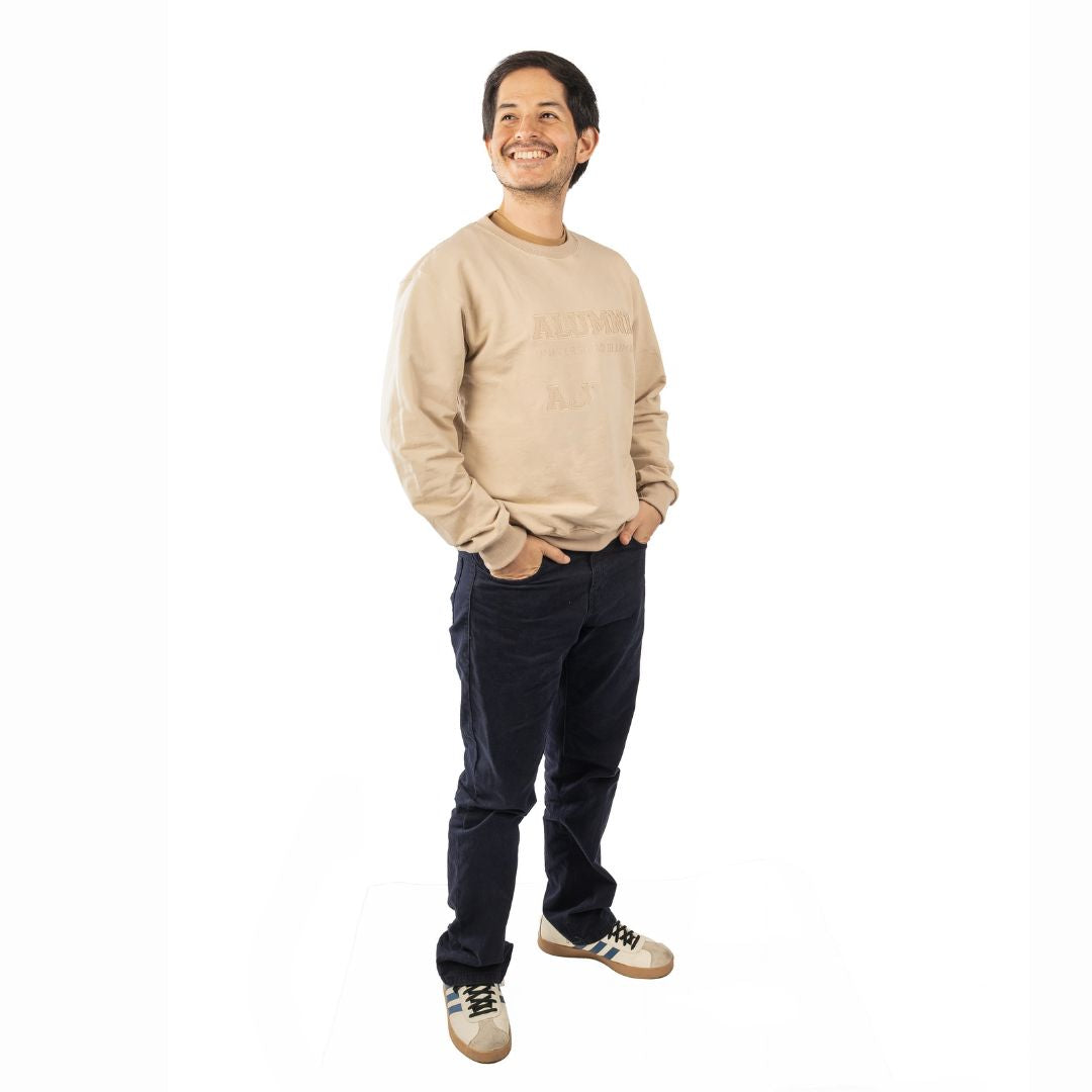SUDADERA ALUMNI FRENCH TERRY CUELLO REDONDO UNISEX