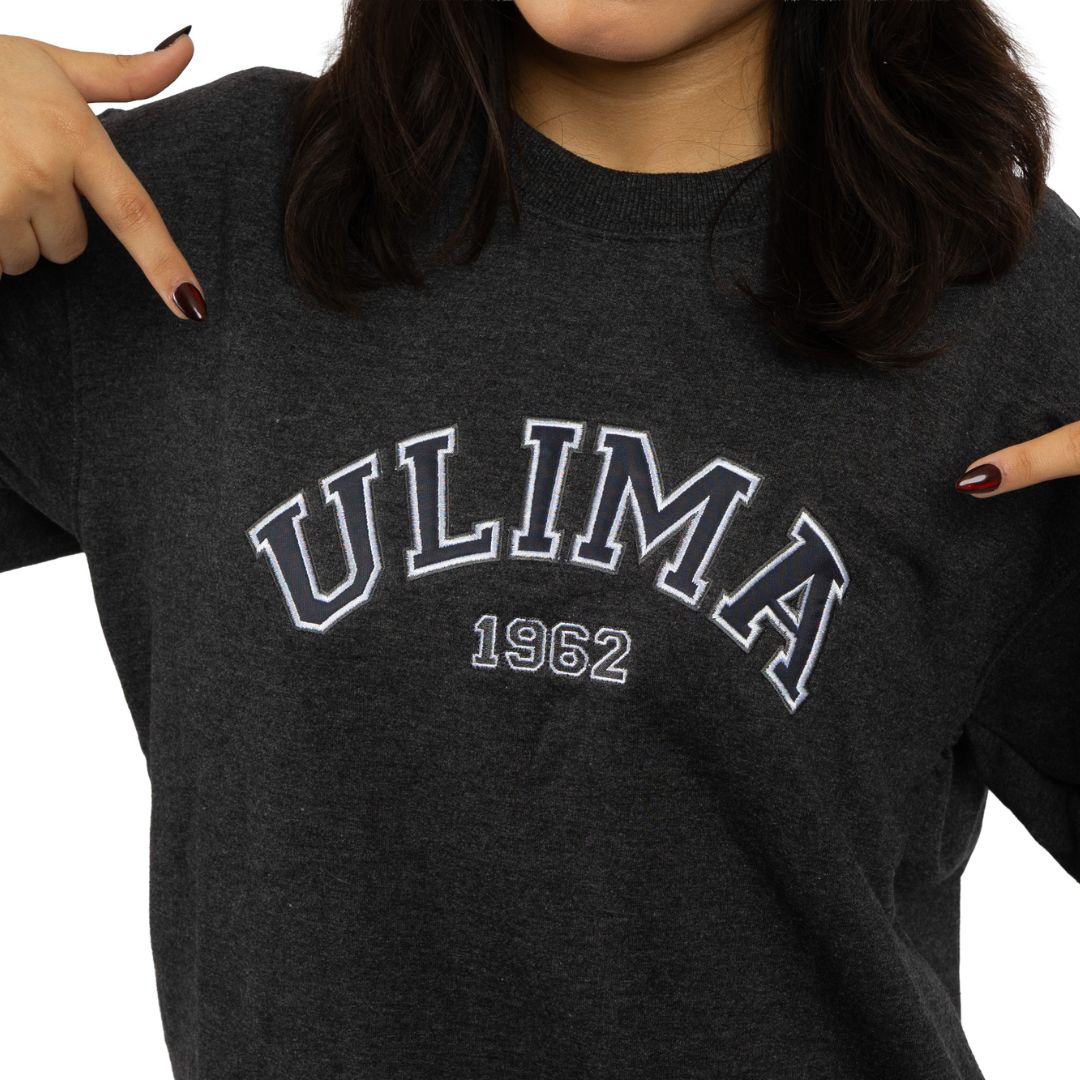 SUDADERA FRENCH TERRY CUELLO REDONDO UNISEX