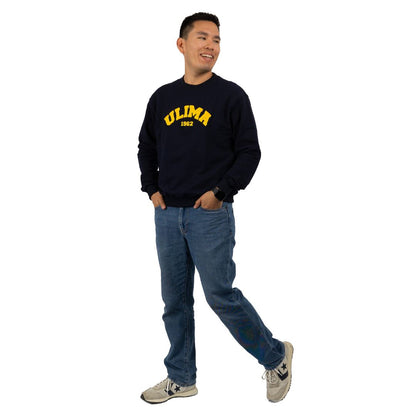 SUDADERA FRENCH TERRY CUELLO REDONDO UNISEX