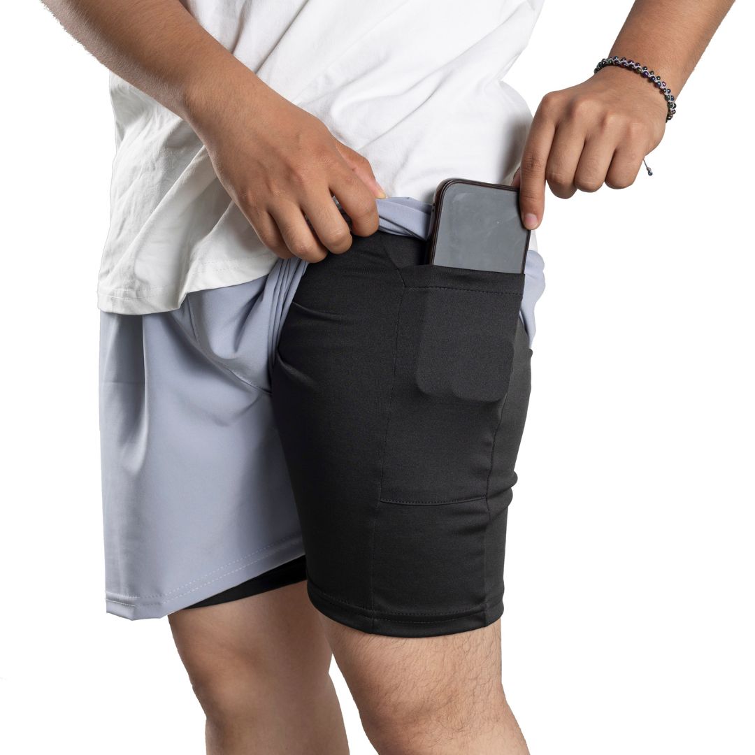 SHORT DEPORTIVO 2 en 1 NOVA HOMBRE