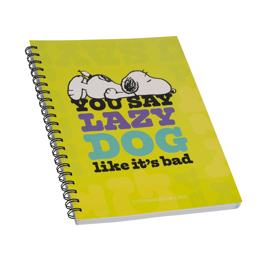 CUADERNO UNIVERSITARIO A4 SNOOPY