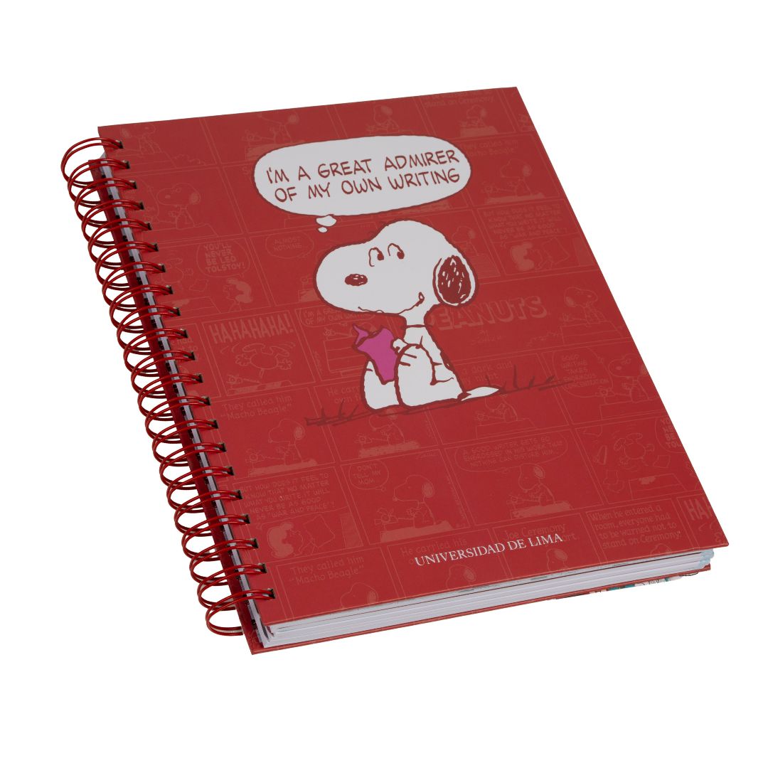 CUADERNO A4 TAPA DURA SNOOPY