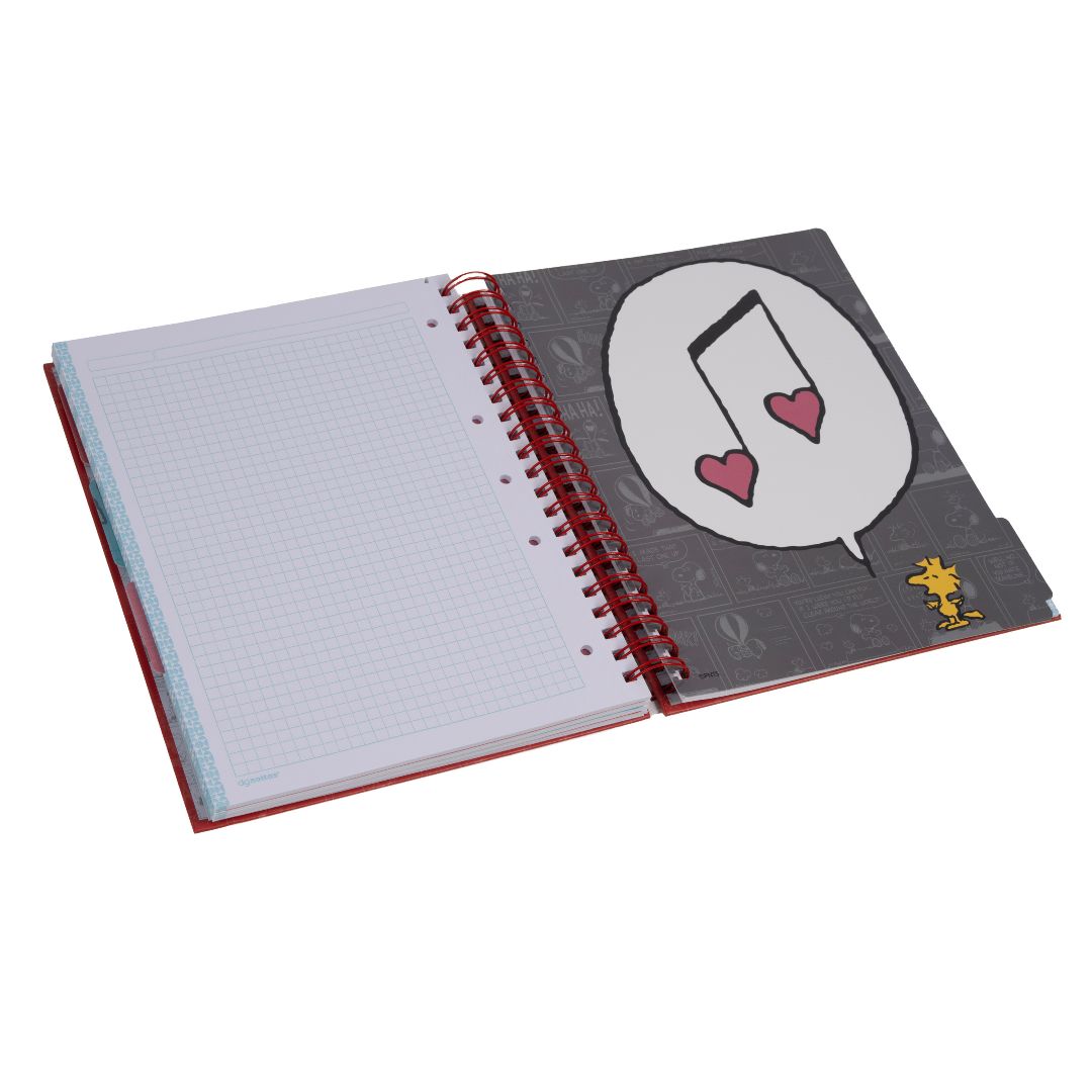 CUADERNO A4 TAPA DURA SNOOPY