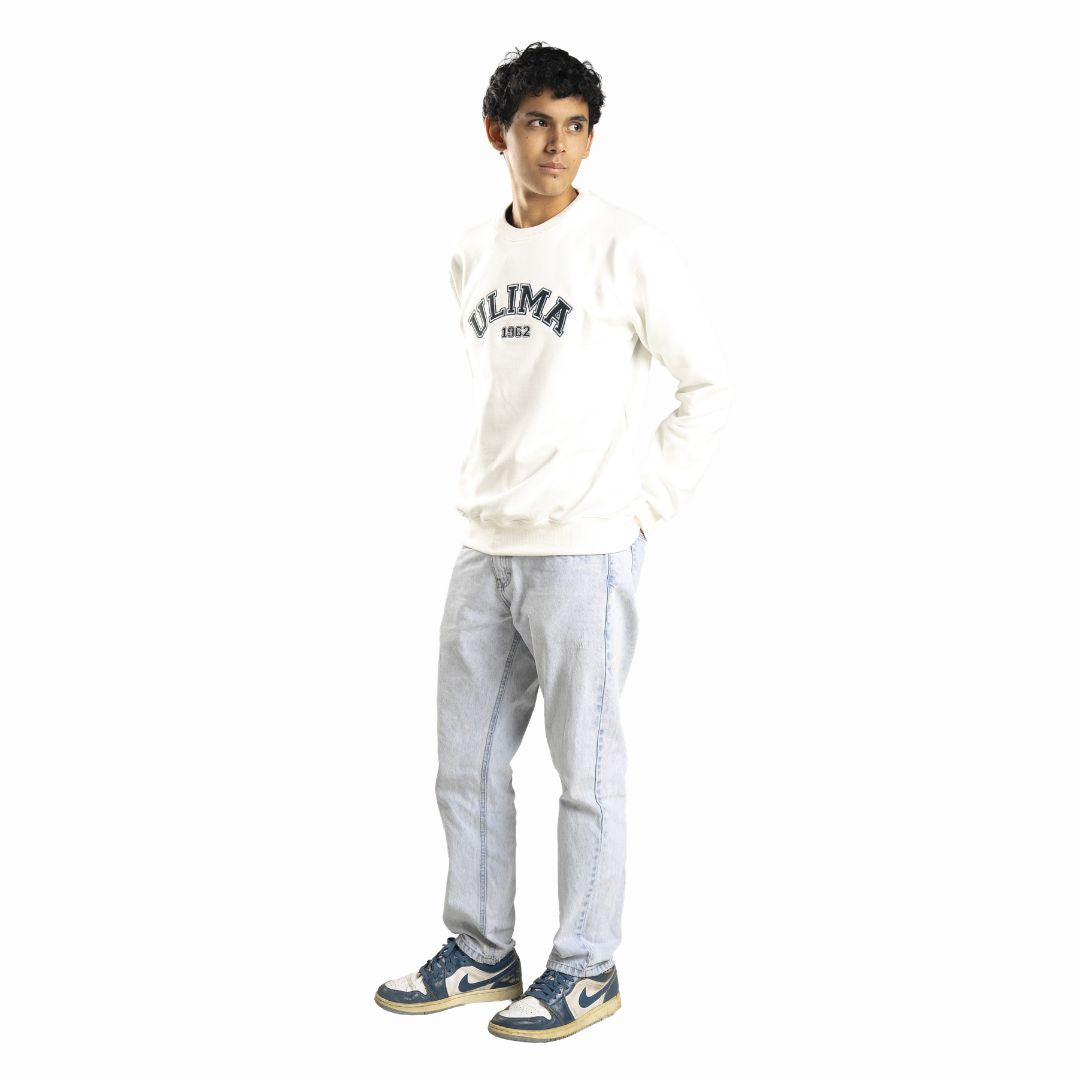 SUDADERA CON CUELLO REDONDO UNISEX