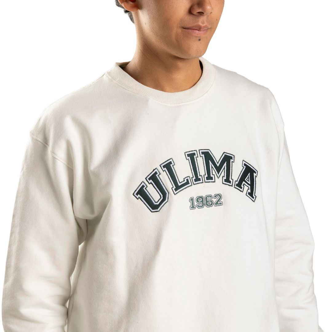 SUDADERA CON CUELLO REDONDO UNISEX