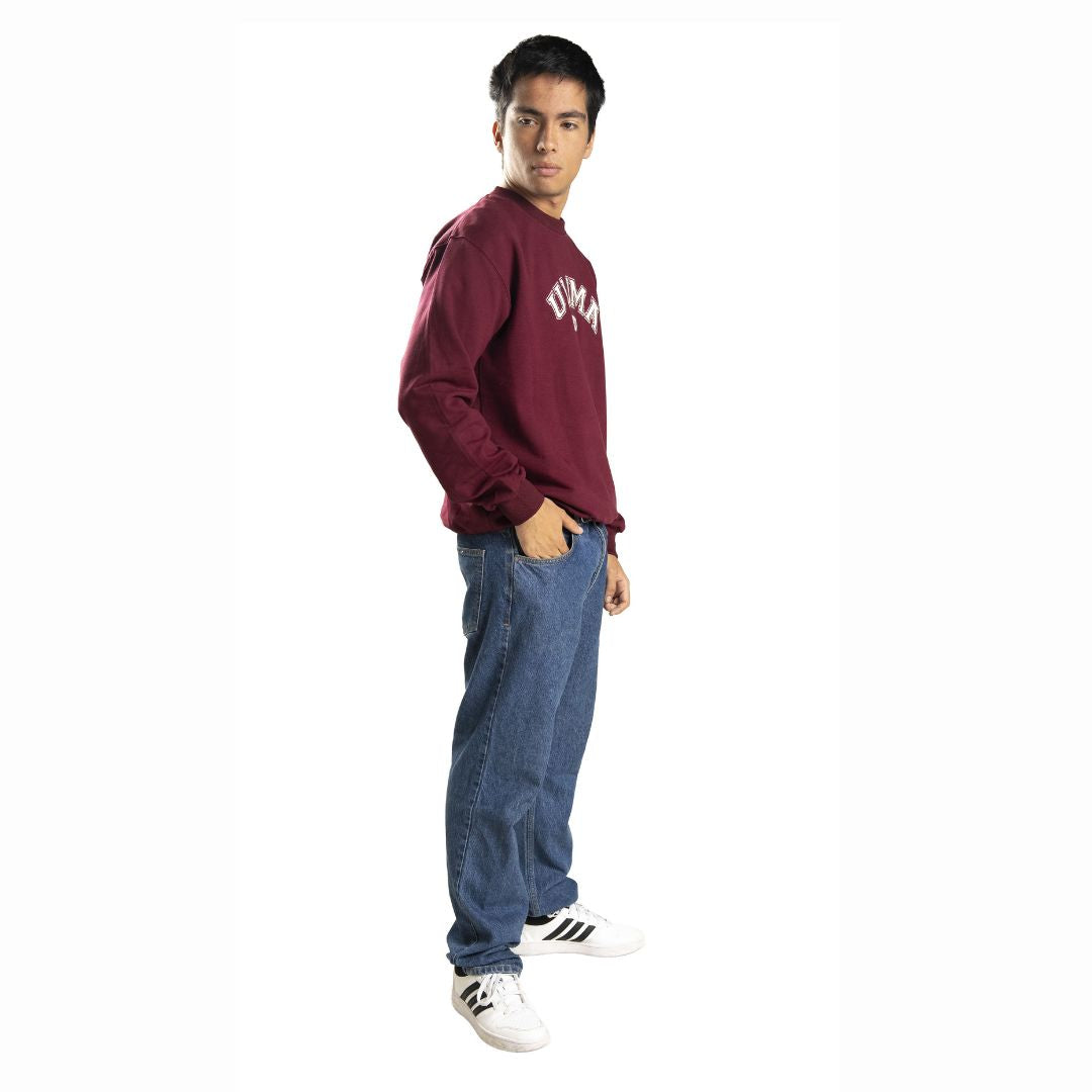 SUDADERA CON CUELLO REDONDO UNISEX