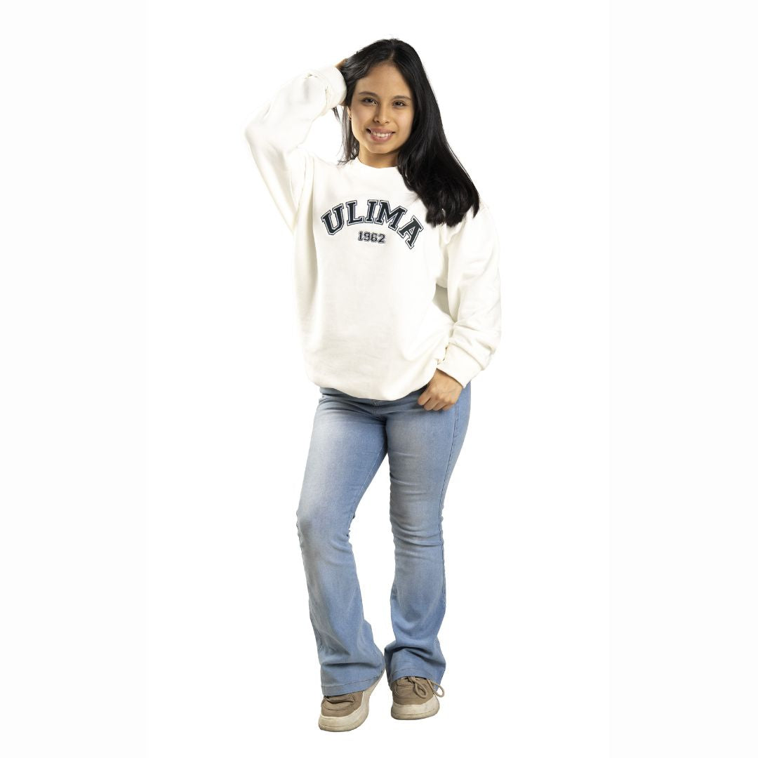 SUDADERA CON CUELLO REDONDO UNISEX