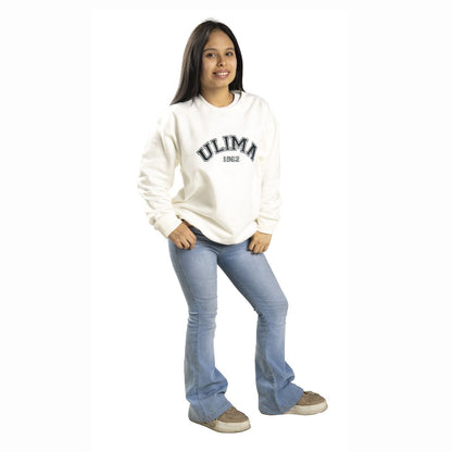 SUDADERA CON CUELLO REDONDO UNISEX