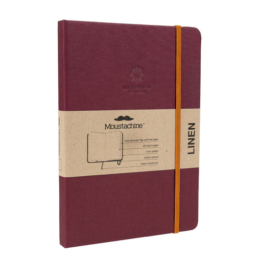 MOUSTACHINE CLASSIC NOTEBOOK IN MEDIUM LINEN