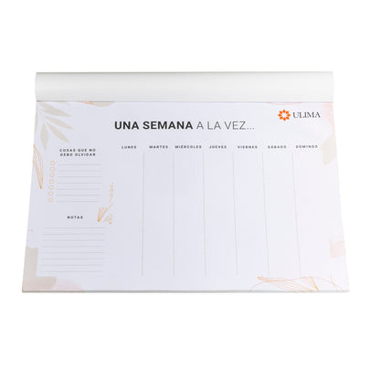 A4 HORIZONTAL WEEKLY PLANNER