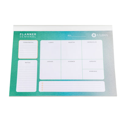A4 HORIZONTAL WEEKLY PLANNER
