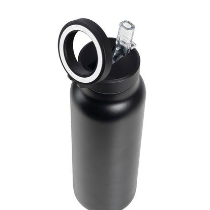 TERMO DE ACERO CON SOPORTE PARA CELULAR