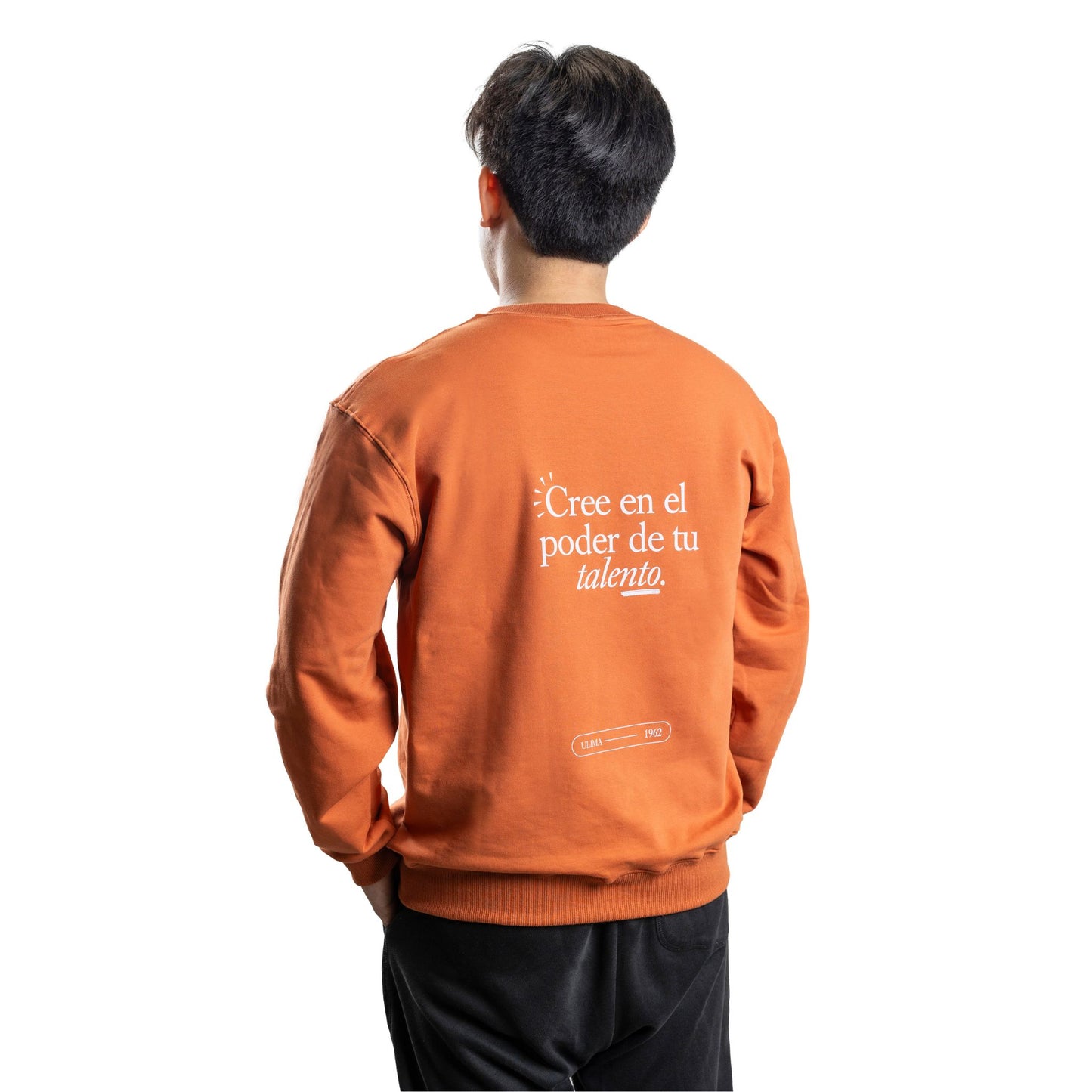 SUDADERA CON CUELLO REDONDO UNISEX