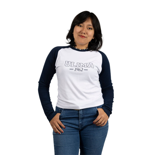 POLO RANGLAN MANGA LARGA MUJER