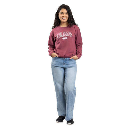 SUDADERA FRENCH TERRY CUELLO REDONDO UNISEX